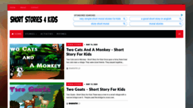 What Shortstories4kids.com website looked like in 2020 (3 years ago)