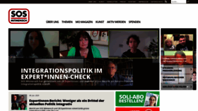 What Sosmitmensch.at website looked like in 2020 (3 years ago)