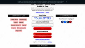 What Scrabblegocheat.com website looked like in 2020 (3 years ago)