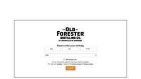 What Shop.oldforester.com website looked like in 2020 (3 years ago)