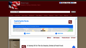 What Sewings.us website looked like in 2020 (3 years ago)