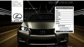 What Sellmylexuscar.co.uk website looked like in 2020 (3 years ago)