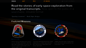 What Spacelog.org website looked like in 2020 (3 years ago)
