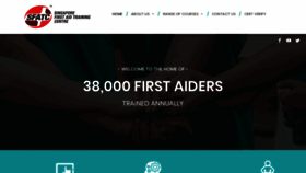 What Sgfirstaid.com website looked like in 2020 (3 years ago)