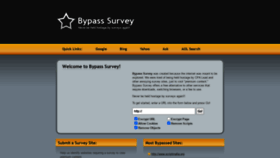 What Surveybypass.com website looked like in 2020 (3 years ago)