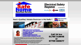 What Stafford-electrician.co.uk website looked like in 2020 (3 years ago)