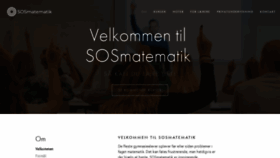 What Sosmatematik.dk website looked like in 2020 (3 years ago)