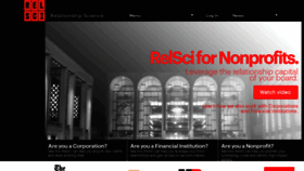 What Sandbox.relsci.com website looked like in 2020 (3 years ago)