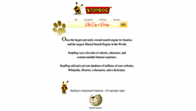 What Stopdog.com website looked like in 2020 (3 years ago)
