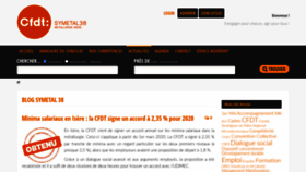 What Symetal38.fr website looked like in 2020 (3 years ago)