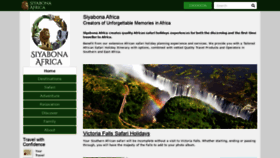What Siyabona.com website looked like in 2020 (3 years ago)