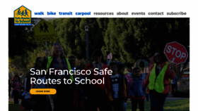 What Sfsaferoutes.org website looked like in 2020 (3 years ago)