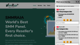 What Smmraja.com website looked like in 2020 (3 years ago)