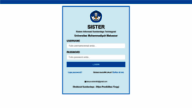 What Sister.unismuh.ac.id website looked like in 2020 (3 years ago)