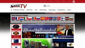 What Sasek.tv website looked like in 2020 (3 years ago)