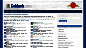 What Somuch.com website looked like in 2020 (3 years ago)