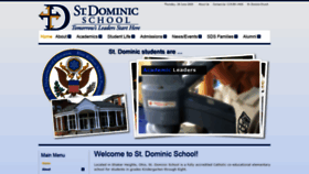What Stdominicschool.net website looked like in 2020 (3 years ago)
