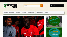 What Sportingplus.net website looked like in 2020 (3 years ago)