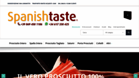 What Spanishtaste.it website looked like in 2020 (3 years ago)