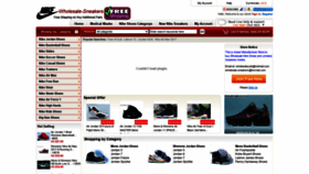 What Sneakerswholesale.org website looked like in 2020 (3 years ago)