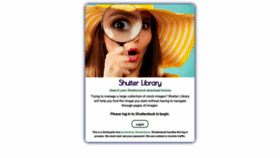 What Shutterlibrary.com website looked like in 2020 (3 years ago)