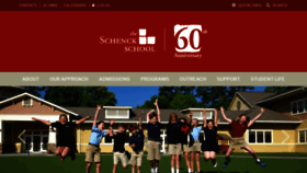 What Schenck.org website looked like in 2020 (3 years ago)