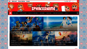 What Sphinxanime.com website looked like in 2020 (3 years ago)