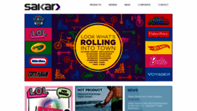 What Sakar.com website looked like in 2020 (3 years ago)