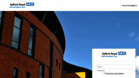 What Salfordlearning.nhs.uk website looked like in 2020 (5 years ago)