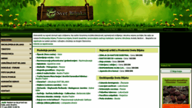What Svetbiljaka.com website looked like in 2020 (3 years ago)