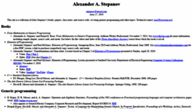 What Stepanovpapers.com website looked like in 2020 (3 years ago)