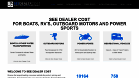 What Seedealercost.com website looked like in 2020 (3 years ago)