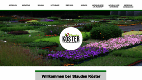 What Stauden-koester.de website looked like in 2020 (3 years ago)