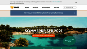 What Spies.dk website looked like in 2020 (3 years ago)