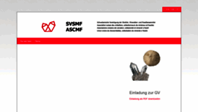 What Svsmf.ch website looked like in 2020 (3 years ago)