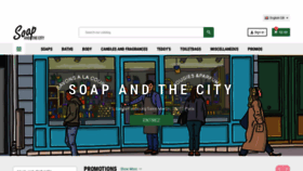 What Soapandthecity.fr website looked like in 2020 (5 years ago)