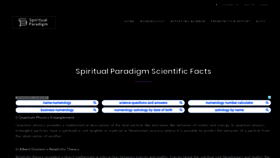 What Spiritualparadigm.org website looked like in 2020 (3 years ago)