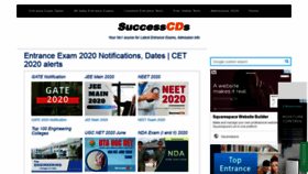 What Successcds.net website looked like in 2020 (3 years ago)