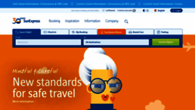 What Sunexpress.com website looked like in 2020 (3 years ago)