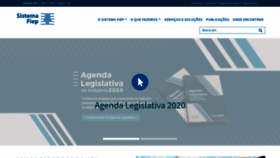What Sistemafiep.org.br website looked like in 2020 (3 years ago)