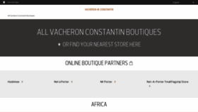 What Stores.vacheron-constantin.com website looked like in 2020 (3 years ago)