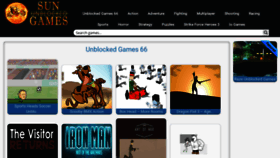 What Sunblockedgames.com website looked like in 2020 (3 years ago)