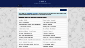 What Simp3.cc website looked like in 2020 (3 years ago)