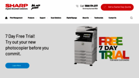 What Sharpcopiers.com.au website looked like in 2020 (3 years ago)