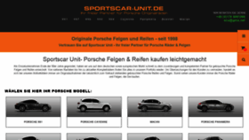 What Sportscar-unit.de website looked like in 2020 (3 years ago)