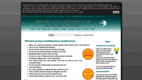 What Swift-owners-club.com website looked like in 2020 (3 years ago)