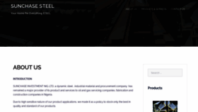 What Sunchasesteel.com website looked like in 2020 (3 years ago)