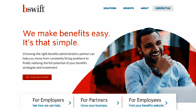 What Sedgwickbenefits.bswift.com website looked like in 2020 (3 years ago)