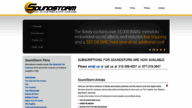What Soundstorm.com website looked like in 2020 (3 years ago)