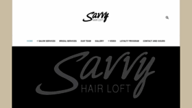 What Savvyhairloft.com website looked like in 2020 (3 years ago)